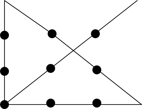 nine dots puzzle answer